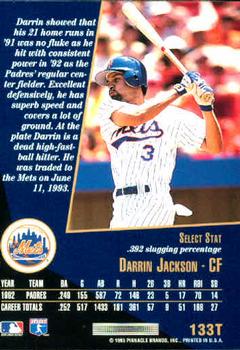 Darrin Jackson  baseball card collectible - Main Image 2