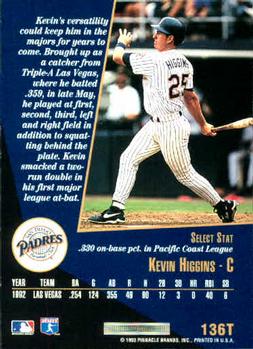 Kevin Higgins  baseball card collectible - Main Image 2