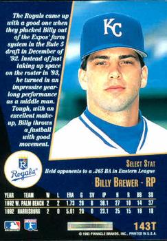 Billy Brewer  baseball card collectible - Main Image 2
