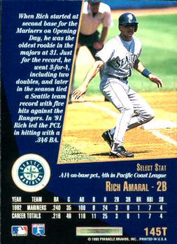 Rich Amaral  baseball card collectible - Main Image 2