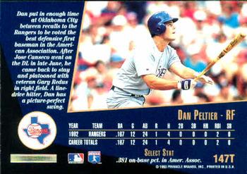 Dan Peltier  baseball card collectible - Main Image 2