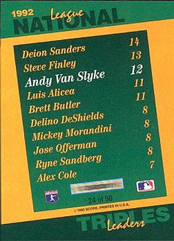 Andy Van Slyke  baseball card collectible - Main Image 2