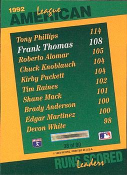 Frank Thomas  baseball card collectible - Main Image 2