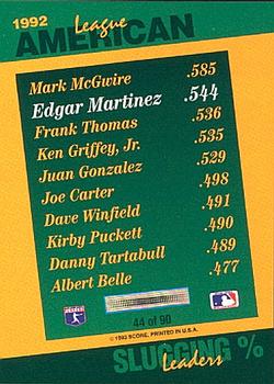 Edgar Martinez  baseball card collectible - Main Image 2