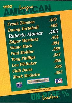 Roberto Alomar  baseball card collectible - Main Image 2