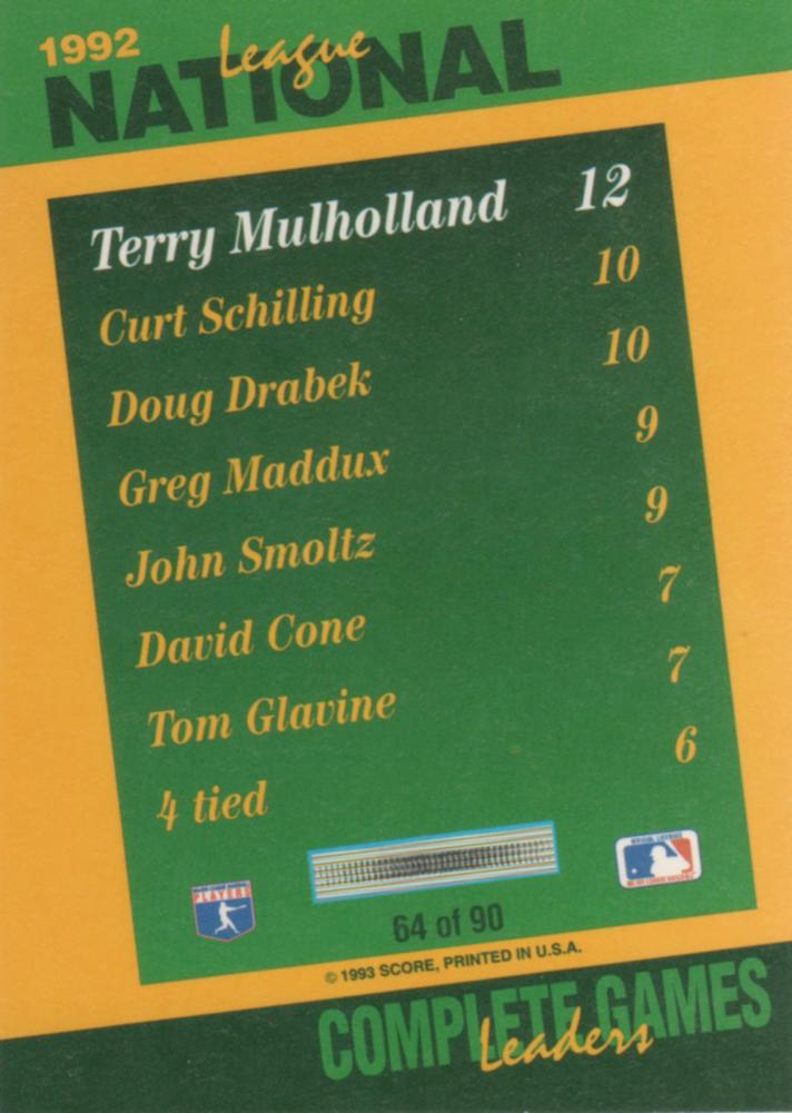 Terry Mulholland  baseball card collectible - Main Image 2