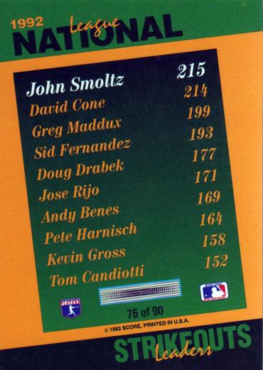 John Smoltz  baseball card collectible - Main Image 2