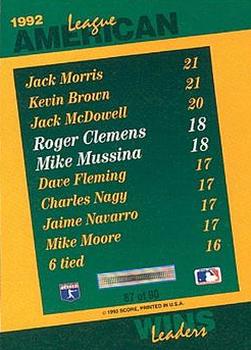 Roger Clemens / Mike Mussina  baseball card collectible - Main Image 2