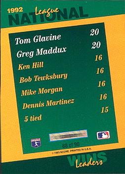Tom Glavine / Greg Maddux  baseball card collectible - Main Image 2