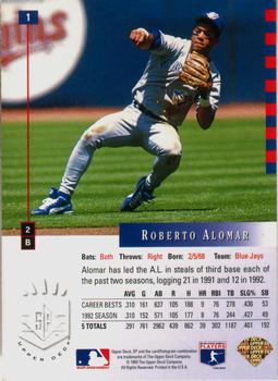 Roberto Alomar  baseball card collectible - Main Image 2