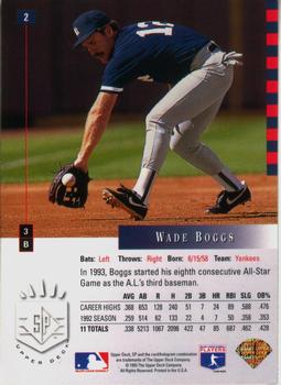 Wade Boggs  baseball card collectible - Main Image 2