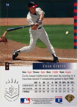 Chad Curtis  baseball card collectible - Main Image 2