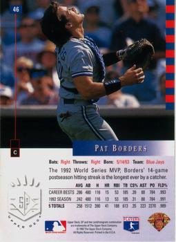 Pat Borders  baseball card collectible - Main Image 2