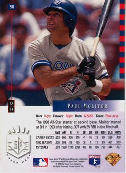 Paul Molitor  baseball card collectible - Main Image 2