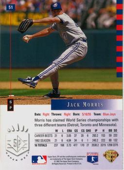 Jack Morris  baseball card collectible - Main Image 2