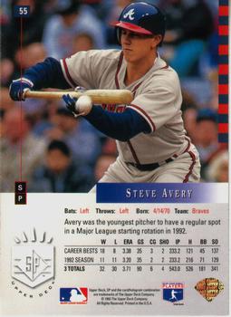 Steve Avery  baseball card collectible - Main Image 2