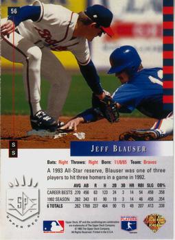 Jeff Blauser  baseball card collectible - Main Image 2