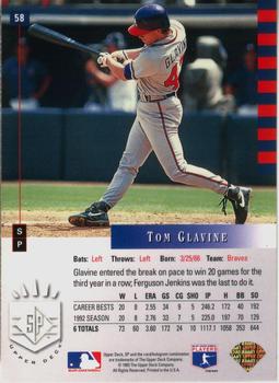 Tom Glavine  baseball card collectible - Main Image 2