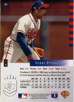 Terry Pendleton  baseball card collectible - Main Image 2