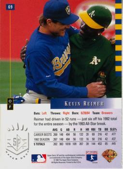 Kevin Reimer  baseball card collectible - Main Image 2