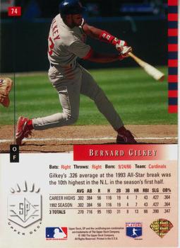 Bernard Gilkey  baseball card collectible - Main Image 2