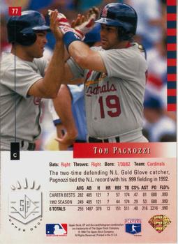 Tom Pagnozzi  baseball card collectible - Main Image 2