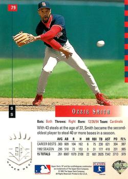 Ozzie Smith  baseball card collectible - Main Image 2