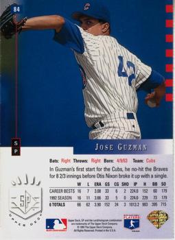 Jose Guzman  baseball card collectible - Main Image 2