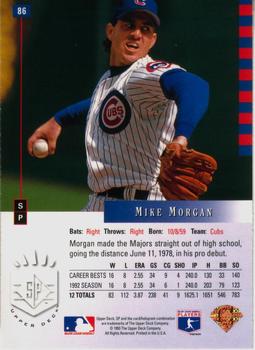 Mike Morgan  baseball card collectible - Main Image 2