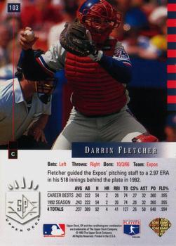 Darrin Fletcher  baseball card collectible - Main Image 2