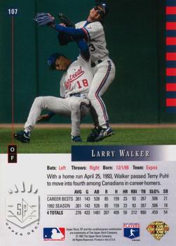 Larry Walker  baseball card collectible - Main Image 2