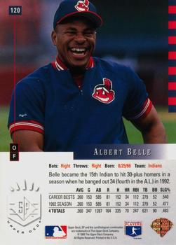Albert Belle  baseball card collectible - Main Image 2
