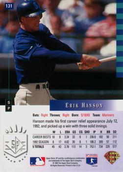 Erik Hanson  baseball card collectible - Main Image 2