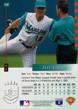 Jeff Conine  baseball card collectible - Main Image 2