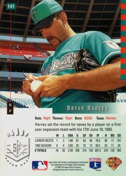Bryan Harvey  baseball card collectible - Main Image 2