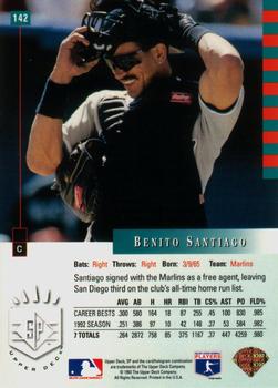 Benito Santiago  baseball card collectible - Main Image 2