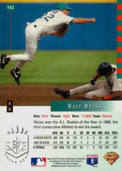 Walt Weiss  baseball card collectible - Main Image 2