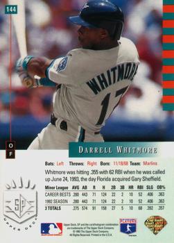 Darrell Whitmore  baseball card collectible - Main Image 2