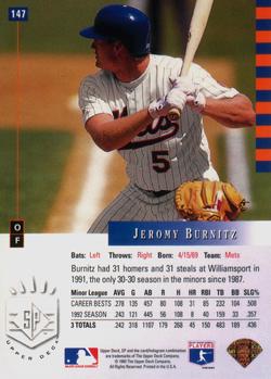 Jeromy Burnitz  baseball card collectible - Main Image 2