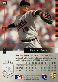 Ben McDonald  baseball card collectible - Main Image 2