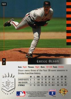 Gregg Olson  baseball card collectible - Main Image 2