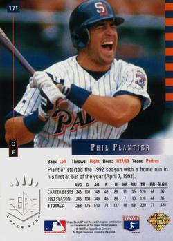 Phil Plantier  baseball card collectible - Main Image 2