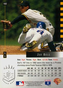 Jay Bell  baseball card collectible - Main Image 2