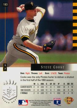 Steve Cooke  baseball card collectible - Main Image 2