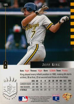 Jeff King  baseball card collectible - Main Image 2