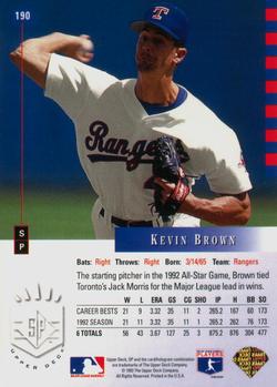 Kevin Brown  baseball card collectible - Main Image 2