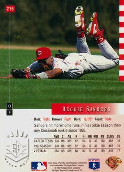 Reggie Sanders  baseball card collectible - Main Image 2