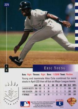 Eric Young  baseball card collectible - Main Image 2