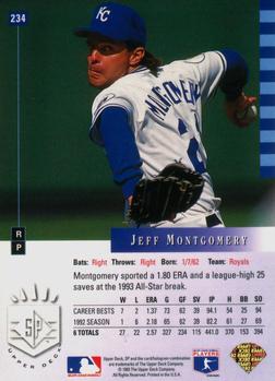 Jeff Montgomery  baseball card collectible - Main Image 2