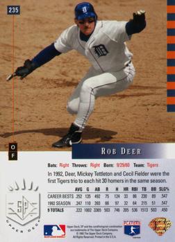 Rob Deer  baseball card collectible - Main Image 2
